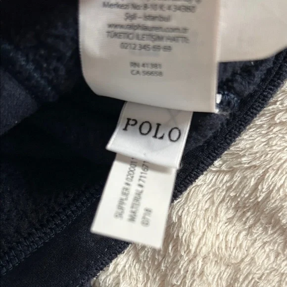 Vest Polo by Ralph Lauren Men's Dark Blue Zip-Up